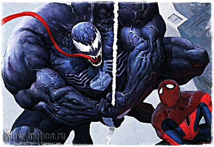 Человек паук и веном